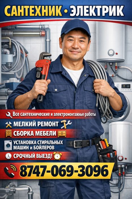 Сантехник-электрик выезд