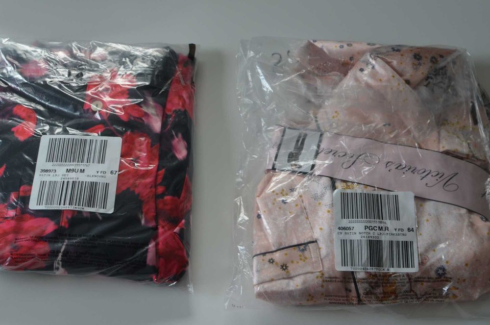 NOU! Pijamale din satin Victoria's Secret marimea M
