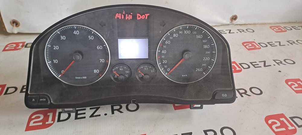 Ceasuri bord VW Golf 5 benzina MiniDOT in KM , cu codul: 1k0920846A