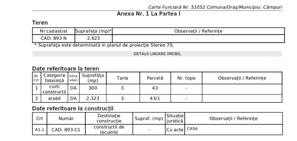 Casa 3cam Teren 2,632mp Vrancea Casa de vacanta Punct gastronomic