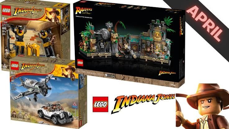 LEGO - Colectie 3 seturi Indiana Jones - NOI sigilate