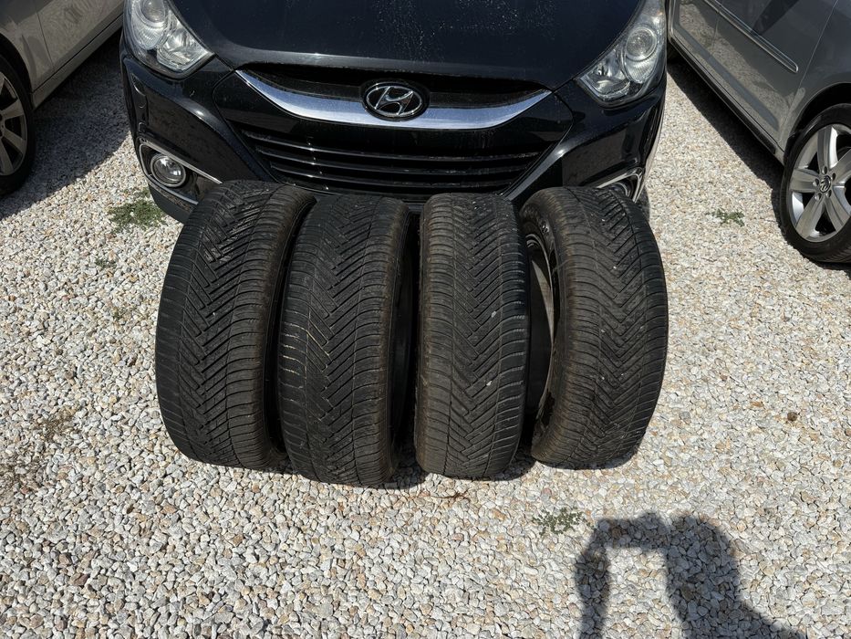 4 джанти МЕРЦЕДЕС с гуми HANKOOK  235/60/17 ALLSEASON DOT 24