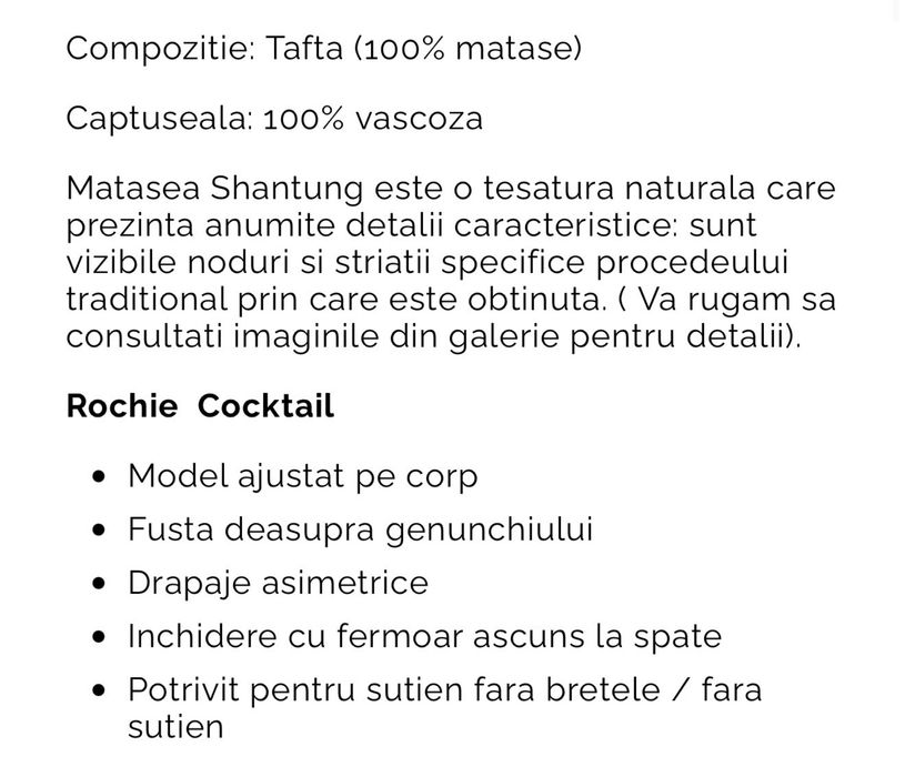 Rochie Alina Cernatescu  M