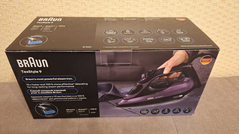 Утюг BRAUN TexStyle 9 SI9661VI