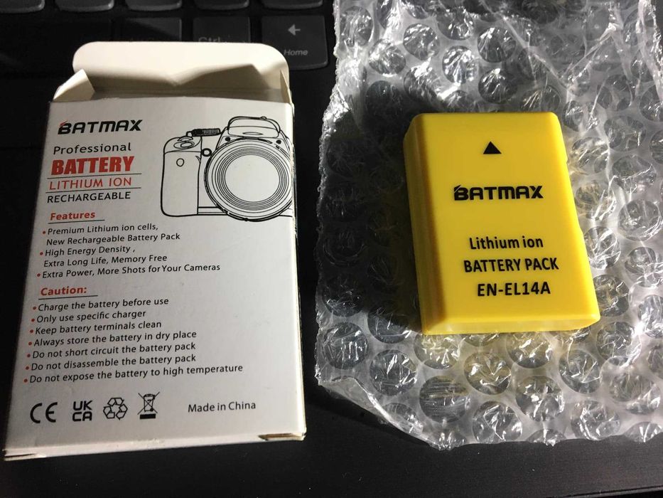 Baterie Nikon D5100 D5600, D5300, D3100, D3200, 1530mAh batmax