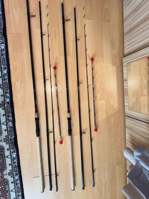 Lanseta DAIWA NINJA X Feeder NEW, 3.90m, 150g + Mulineta DAIWA N'ZON Distance 25