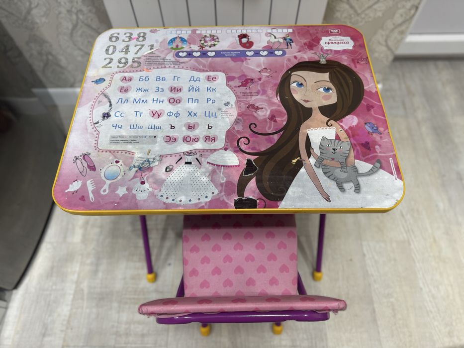 Стол со стулом дошкольный