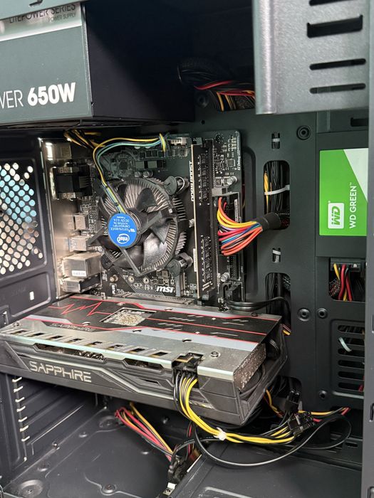 Pc Gaming i3 9100/Rx 580 8GB/16GB Ram/SSD+HDD