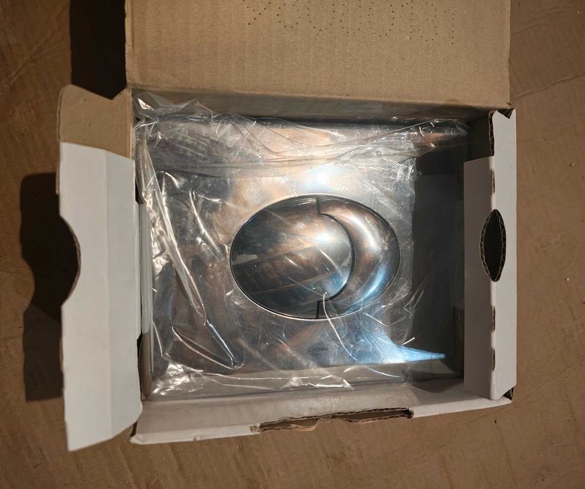 Clapeta WC Grohe Skate Air dubla , orizontala, crom, 38506000