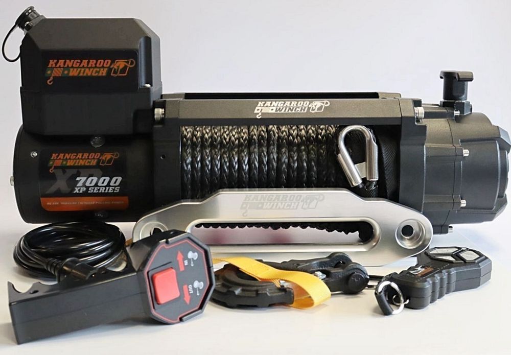 Troliu Kangaroo 7000 XP sintetic Off Road Special - Raport 104:1 / 12V