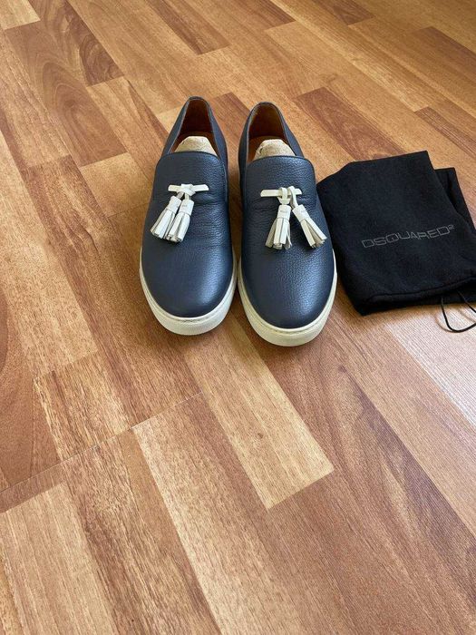Дизайнерская мужская обувь, лофер от DSQUARED.