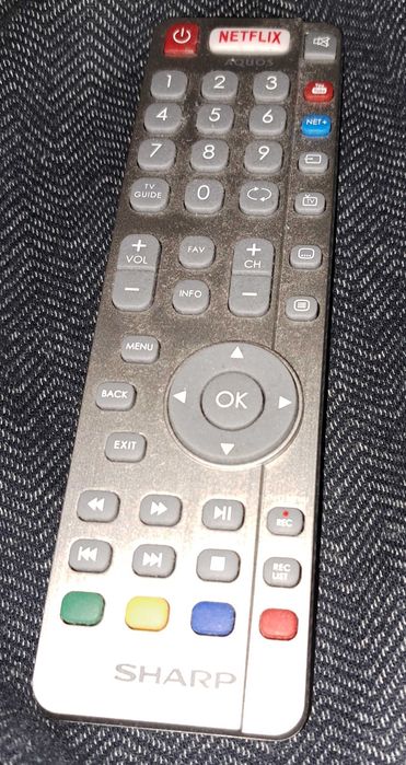 Telecomanda originala smart tv SHARP RF (RADIO) nouă