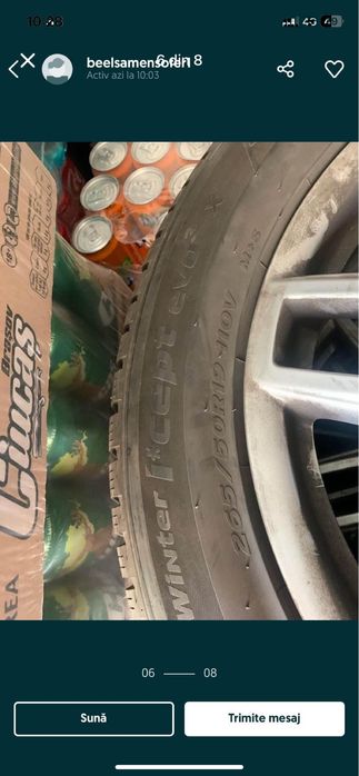 Roti Porsche impecabile 265/50/19 iarna