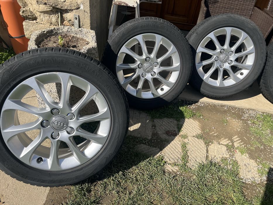 Оригинални джанти 16 5x112 с гуми 205 /55/16 от ауди а3 2018 година