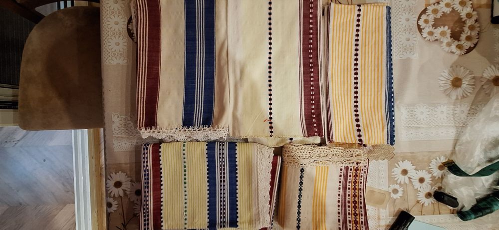 За ценители! Нови! Ръчно изработени покривки,карета,100% памук