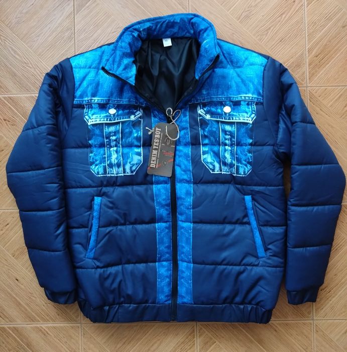 зимно яке полиестер "DENIM"