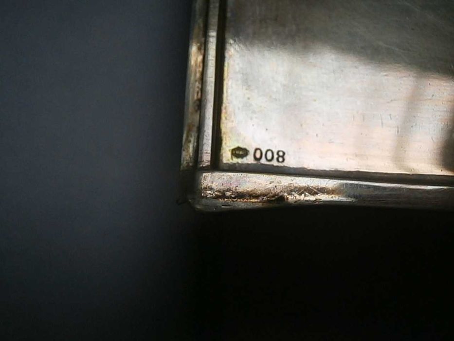 Масивна сребърна табакера 168.3 г