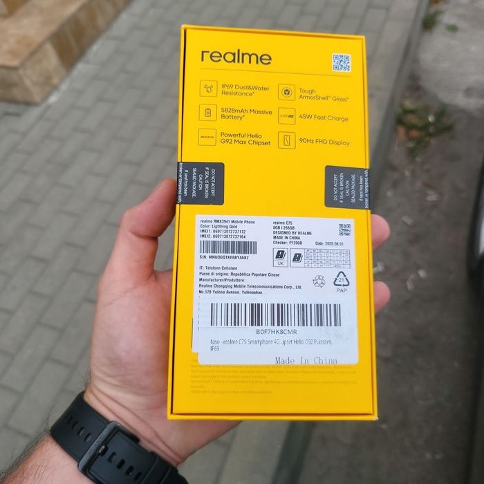 Realme c75 256gb Sigilat