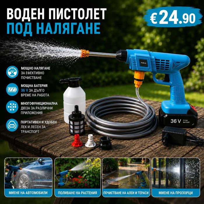 Водоструйка под налягане - Воден пистолет под налягане