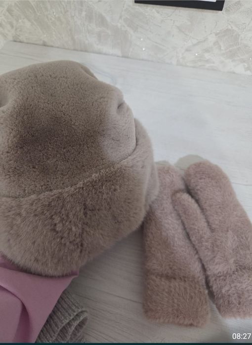 шапка зимняя женская