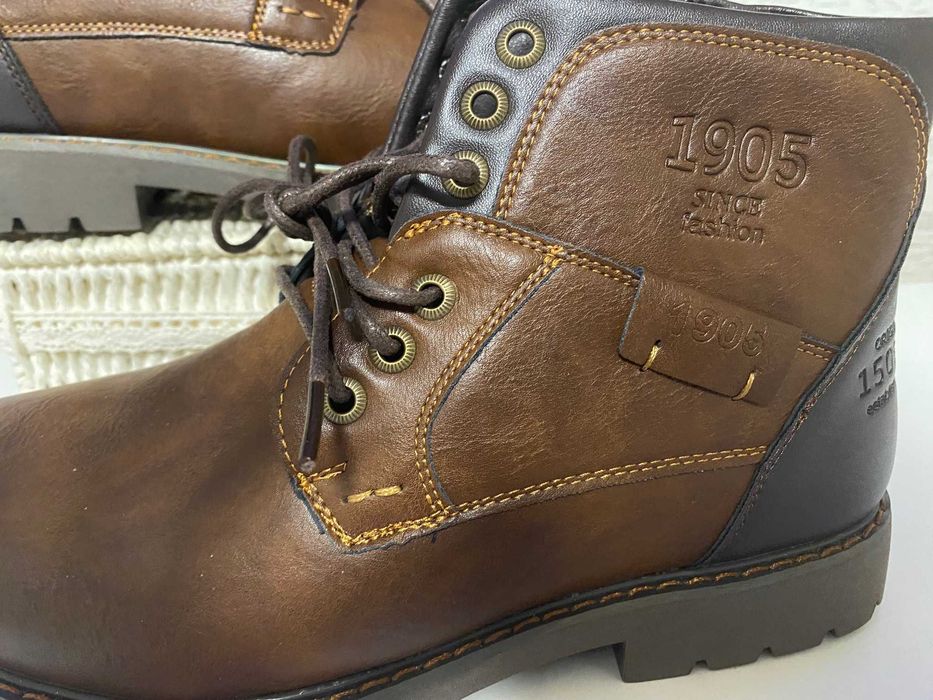 Мъжки боти Mens Oxford boots hand made номер 42