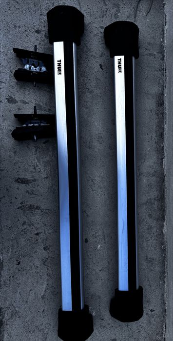 Vand bare transversale THULE WING BAR EVO + kit prindere şine flush