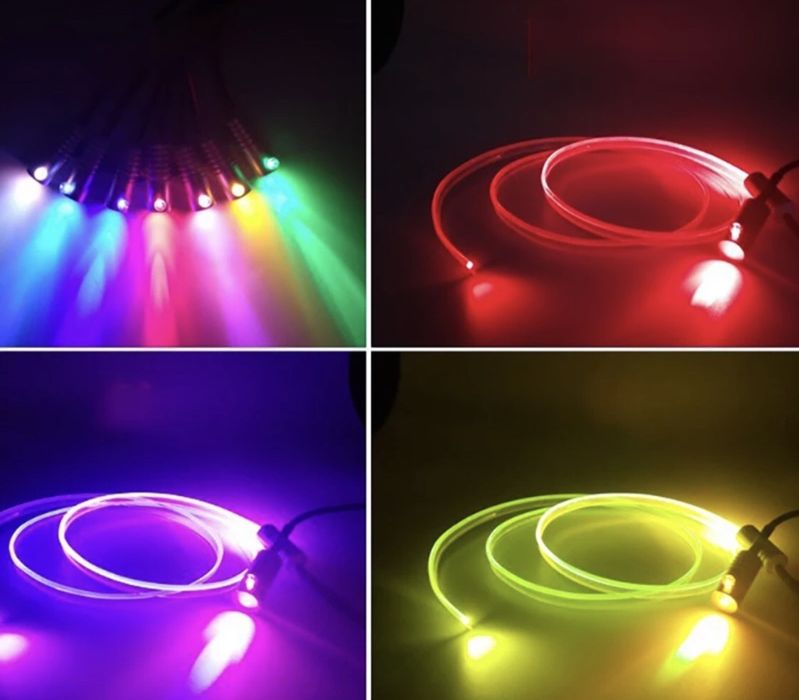 Лед лента интериор LED RGB audi mercedes bmw vw осветление перо влакно