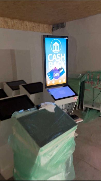 KIOSK INTERACTIV TOUCHSCREEN Self Order/Queue Management/Ecran de 43''