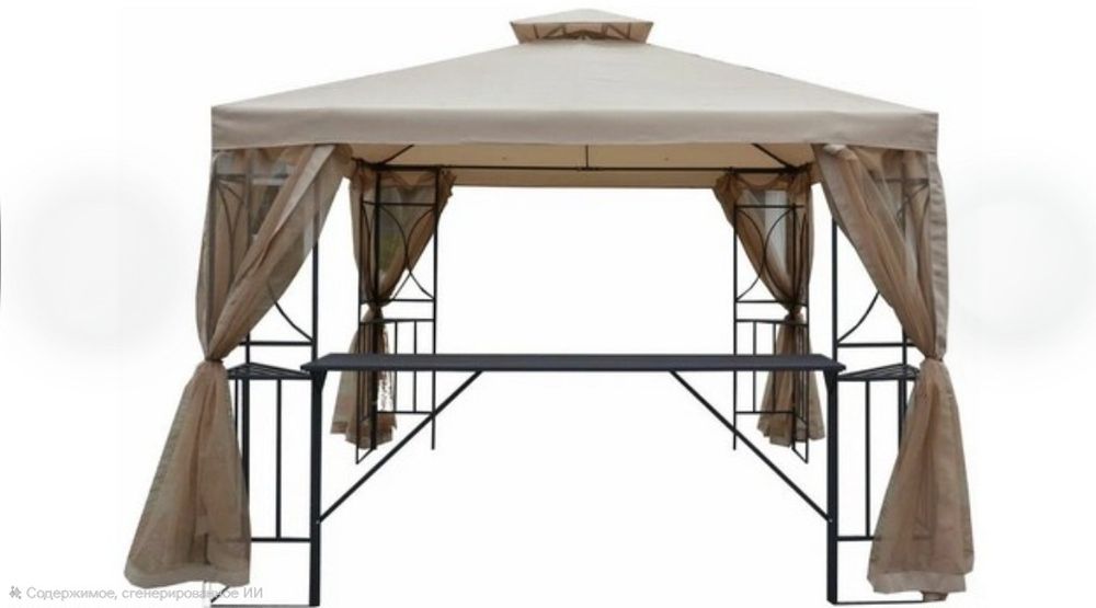 Садовый тент для дома и кафе