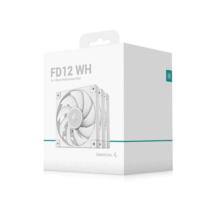 DeepCool FD12 WH 3 x 120mm Perfomance Fans