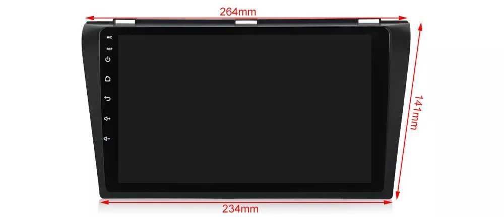 Navigatie Android 14 MAZDA 3 2003-2013 1/8 Gb Waze CarPlay + CAMERA