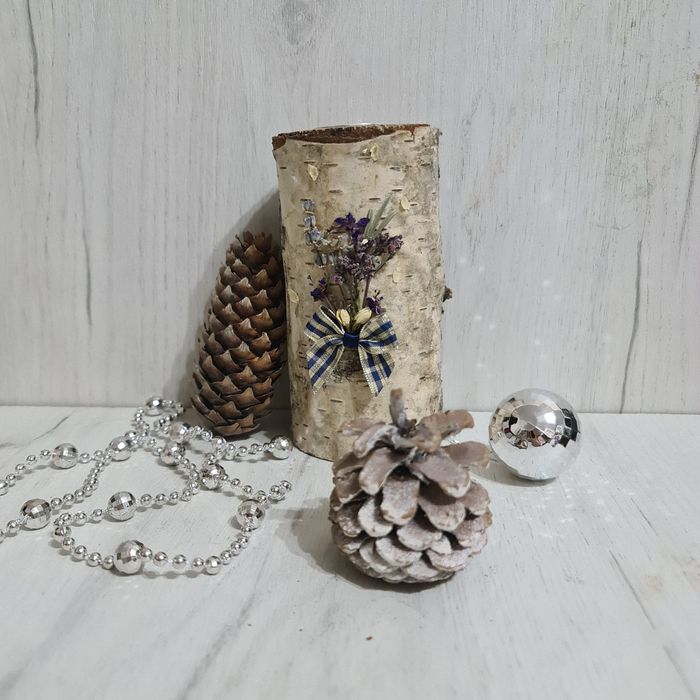 Подсвечник из берёзы