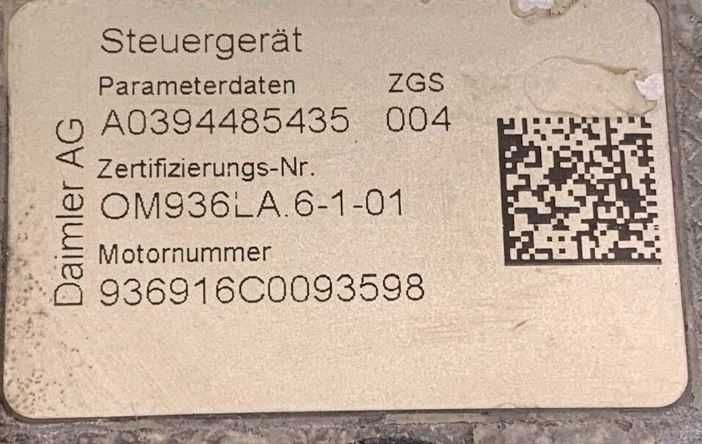 Motor complet Mercedes OM936LA 354 euro 6 - piese/dezmembrari Mercedes