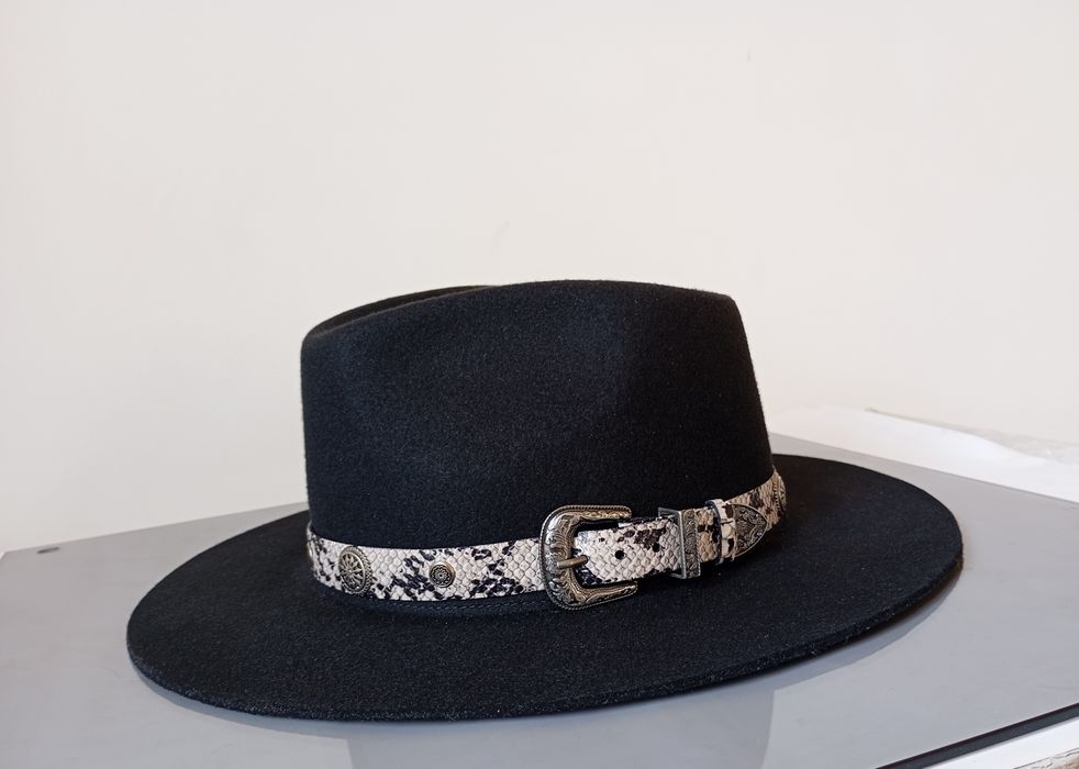 Шляпа Федора из чистой шерсти