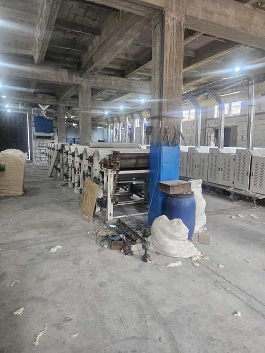 Textil othodlarni qayta ishlash liniyasi
