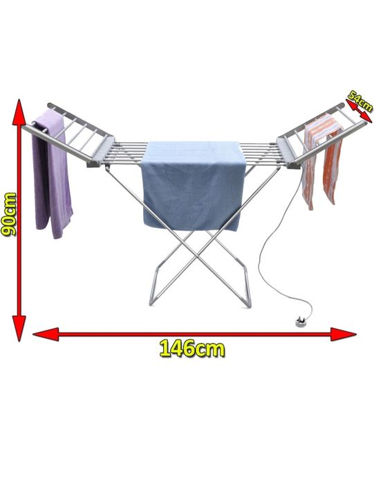 Uscator de rufe electric sup 12m inaltime ajustabila  pliabil 230W