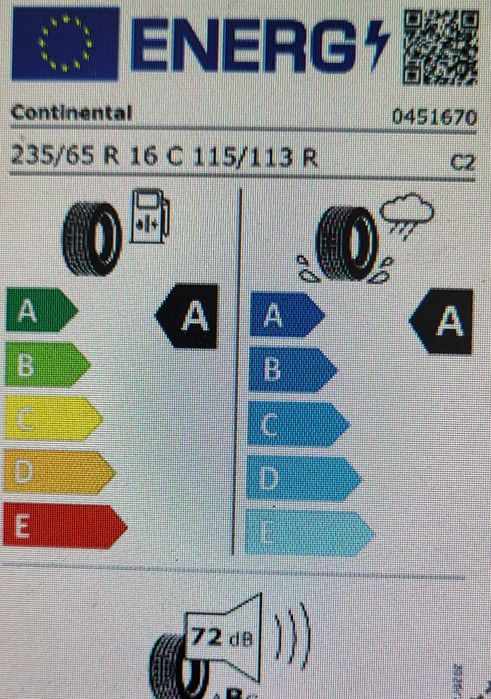 4 anvelope 235 65 16C Continental VanContact Eco 2022 TOP Demo