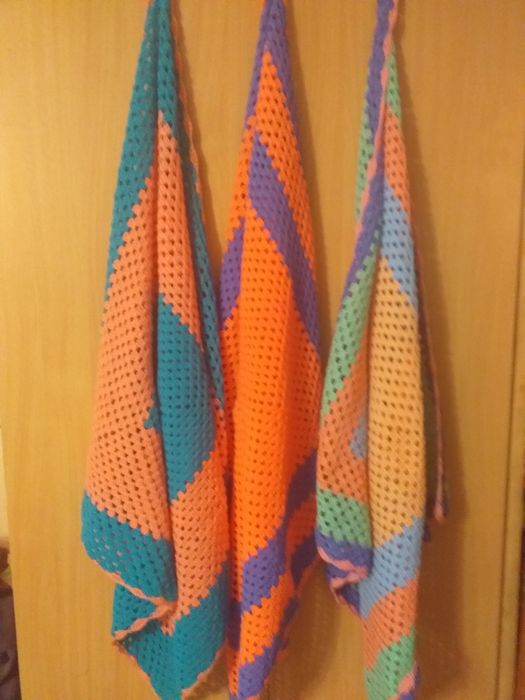 Пледы детские вязаные