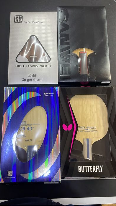 Ракетки для настольного тенниса