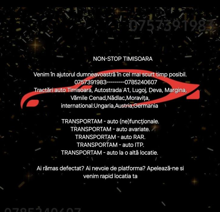 TRACTARI auto Timisoara
