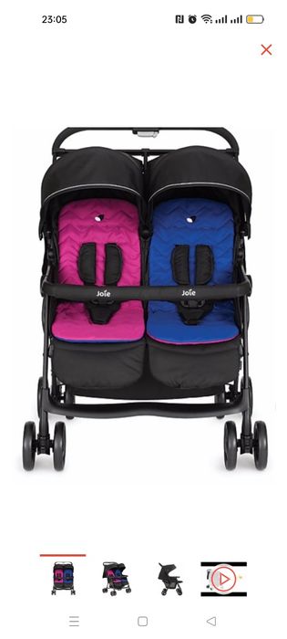 Продам коляску для двоих