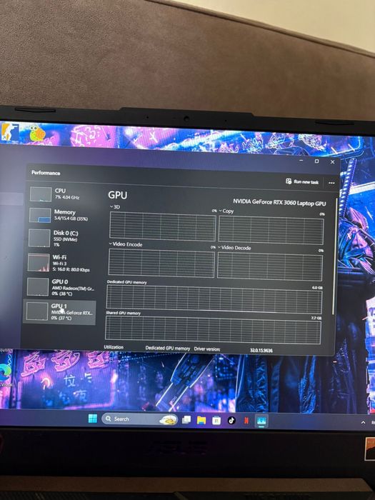 Laptop Asus Tuf A15 gaming