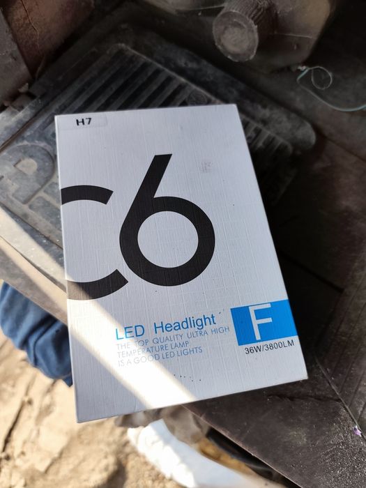 Led лампы h7 новые в коробке
