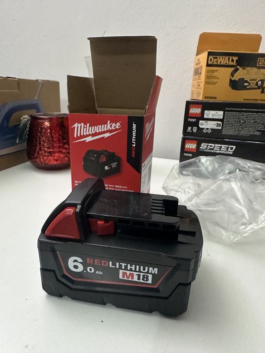 Acumulator/baterie milwaukee 6ah 18v