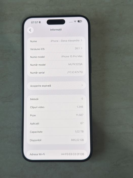 Iphone 15 pro max 1 tb
