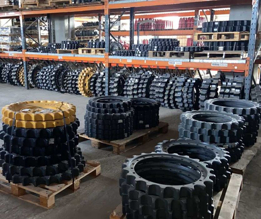 Sprockets (steluțe) și segmenți pentru utilaje șenilate