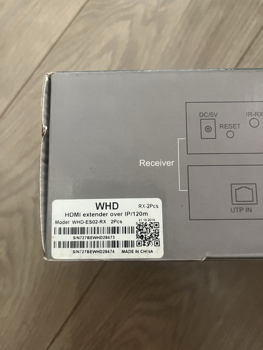Удлинитель HDIM IP модель WHD-ES02-RX
