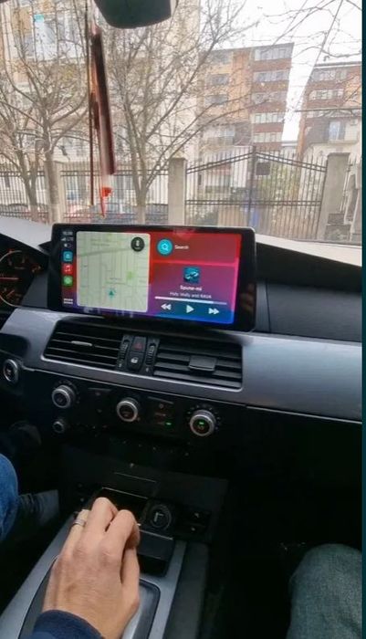 Navigatie android 8 GB BMW e60 e61 e90 Carplay Waze YouTube