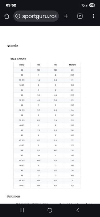 Clapari Atomic dama 38