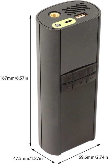 Мини безжичен компресор за гуми с батерия 8000mAh